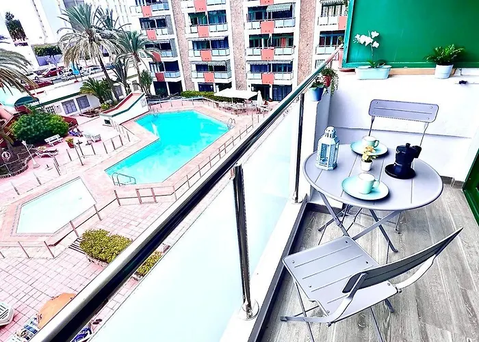 Fm - With Swimming Pool Near Maspalomas Dunes & Apartman Playa del Inglés