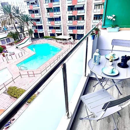 Fm Beach Home - Apartment With Swimming Pool Near Maspalomas Dunes & Beach Apartment Playa del Ingles (Gran Canaria)